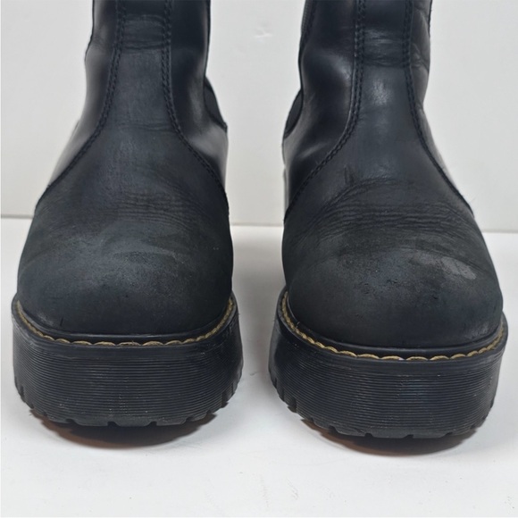 Dr. Martens Rometty Black Platform Ankle Boots - Picture 4 of 5
